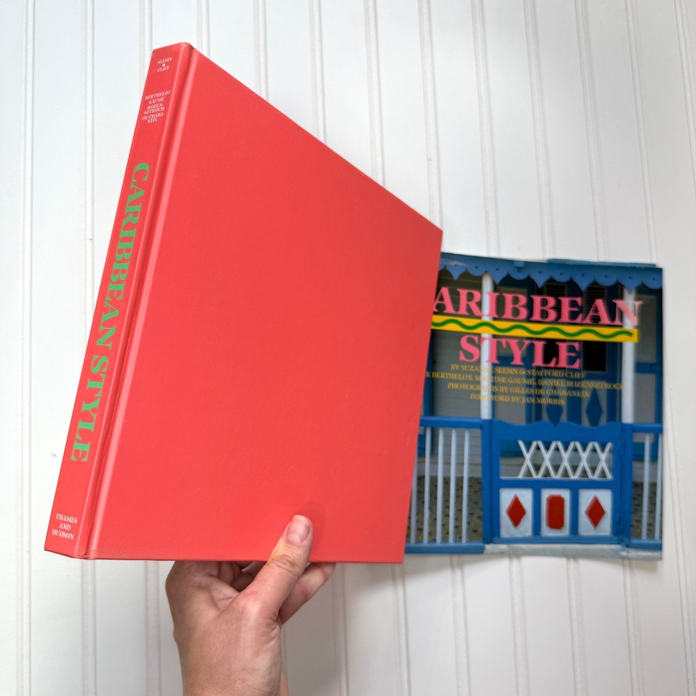 vintage 80s Caribbean Style Hardcover Book  Photography Architecture Design